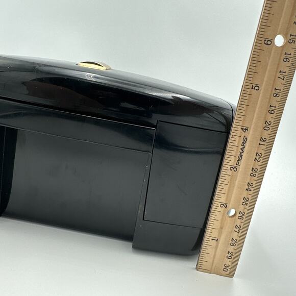 VTG Black1980s The Jewel Kit Expandable Fold Out Jewelry Box Mid Century Modern - Picture 3 of 9